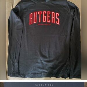 Rutgers Scarlet Knights Black Long Sleeve Shirts (3)